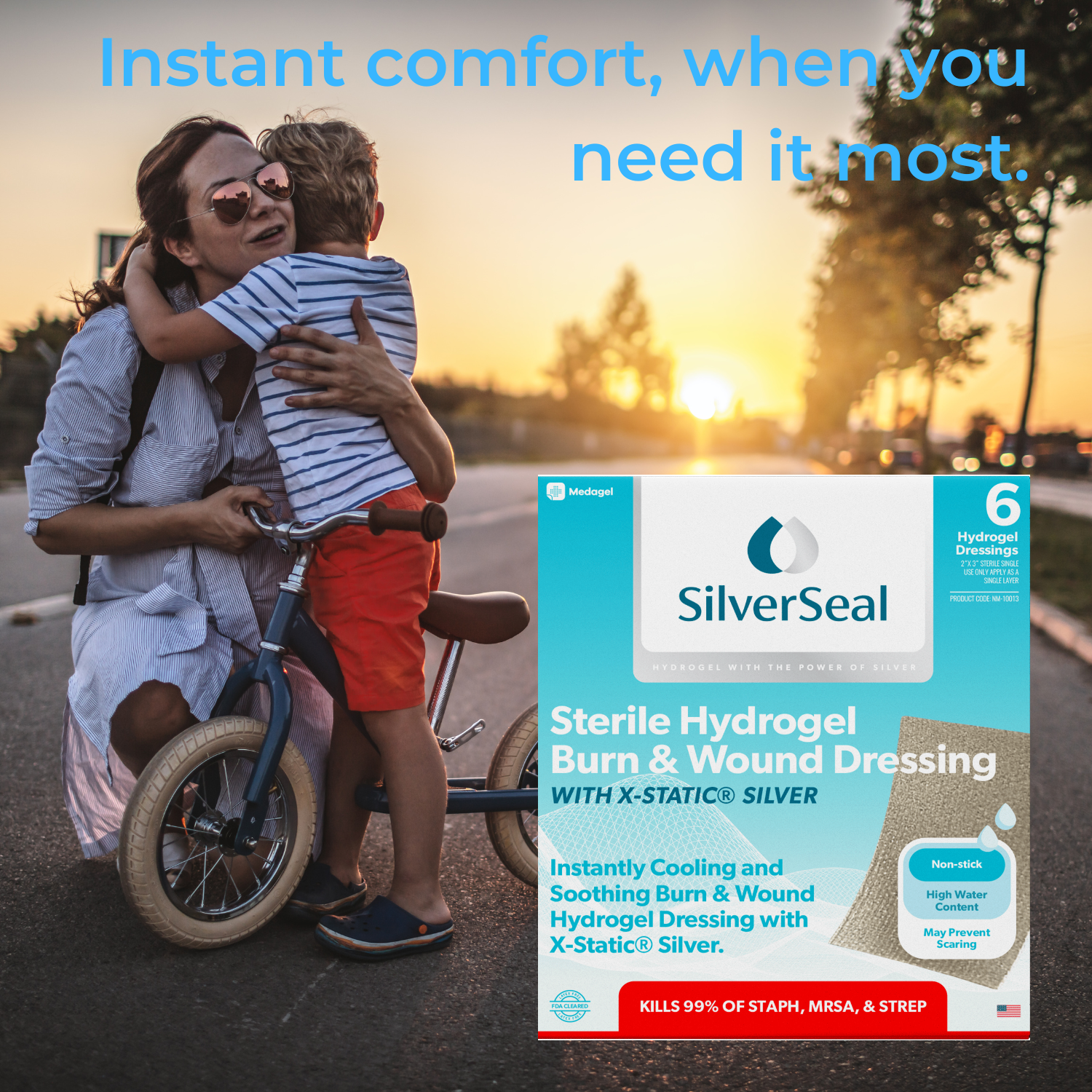 silver hydrogel dressing Cardinal Health Silver Hydrogel (Ag) 1.5 oz Tube