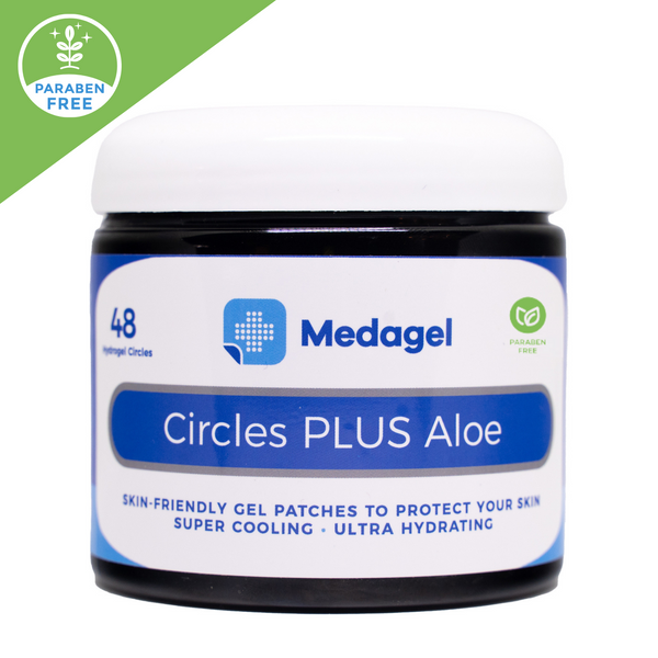 Paraben-Free Medagel Circles Plus Aloe Pads